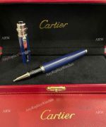 Fast shipping Bootleg Cartier Santos Blue Resin Rollerball or Ballpoint pens